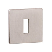 Atlantic Tupai Rapido 5S Line Key Escutcheons on 5mm Slimline Square Rose