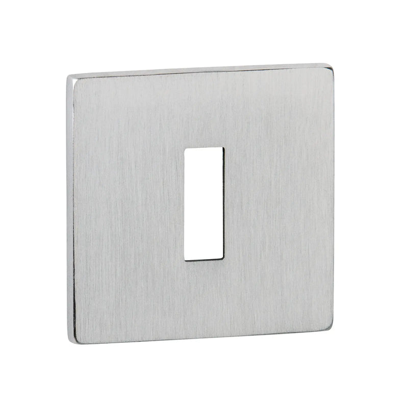 Atlantic Tupai Rapido 5S Line Key Escutcheons on 5mm Slimline Square Rose