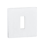 Atlantic Tupai Rapido 5S Line Key Escutcheons on 5mm Slimline Square Rose
