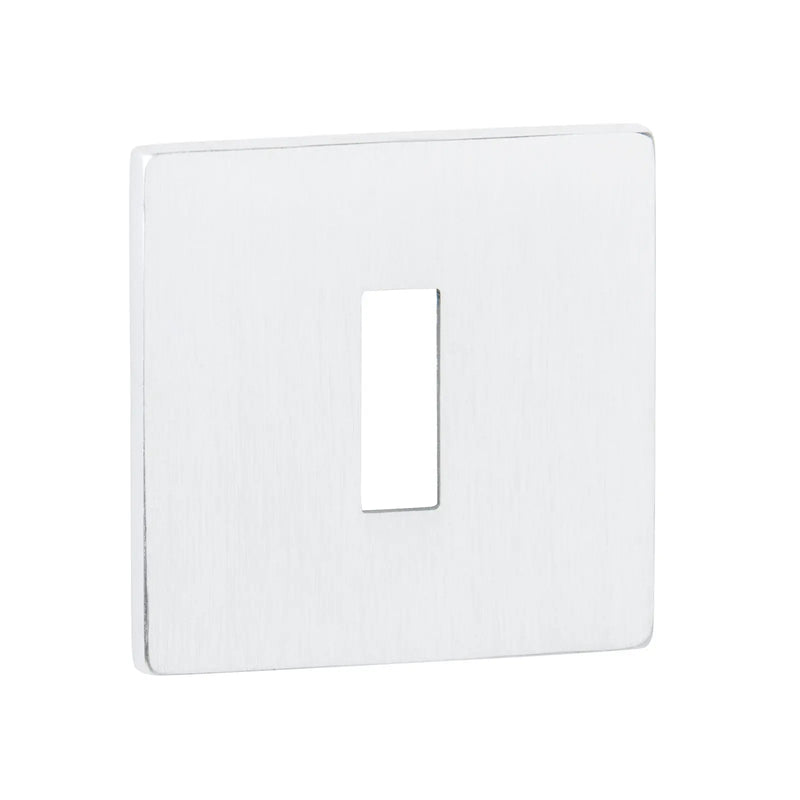 Atlantic Tupai Rapido 5S Line Key Escutcheons on 5mm Slimline Square Rose