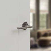 Atlantic Tupai Rapido 5S Line Tavira Lever Door Handle on 5mm Slimline Round Rose
