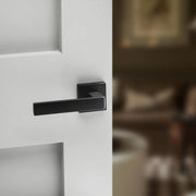 Atlantic Forme Asti Lever Door Handle on Minimal Square Rose