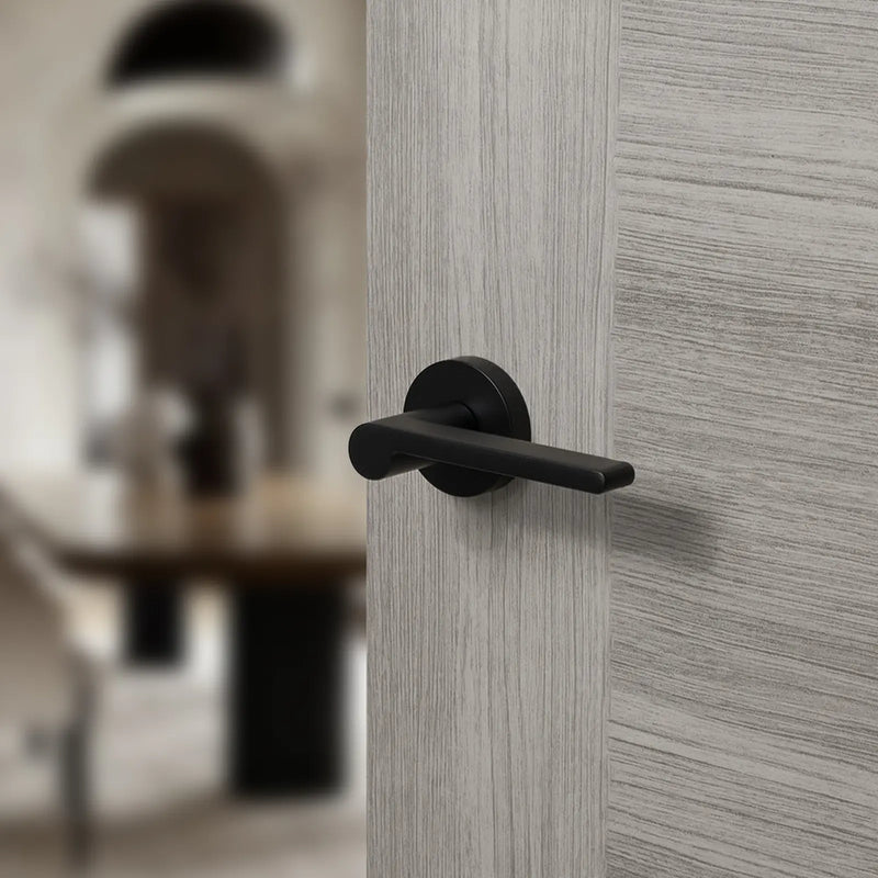 Atlantic Senza Pari Darrio Lever Door Handle on Round Rose