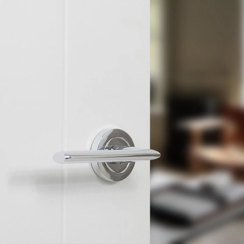 Atlantic STATUS Alabama Lever Door Handle on Round Rose