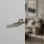 Atlantic STATUS Carolina Lever Door Handle on Round Rose