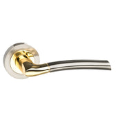 Atlantic STATUS Indiana Lever Door Handle on Round Rose