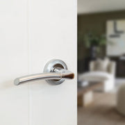 Atlantic STATUS Indiana Lever Door Handle on Round Rose