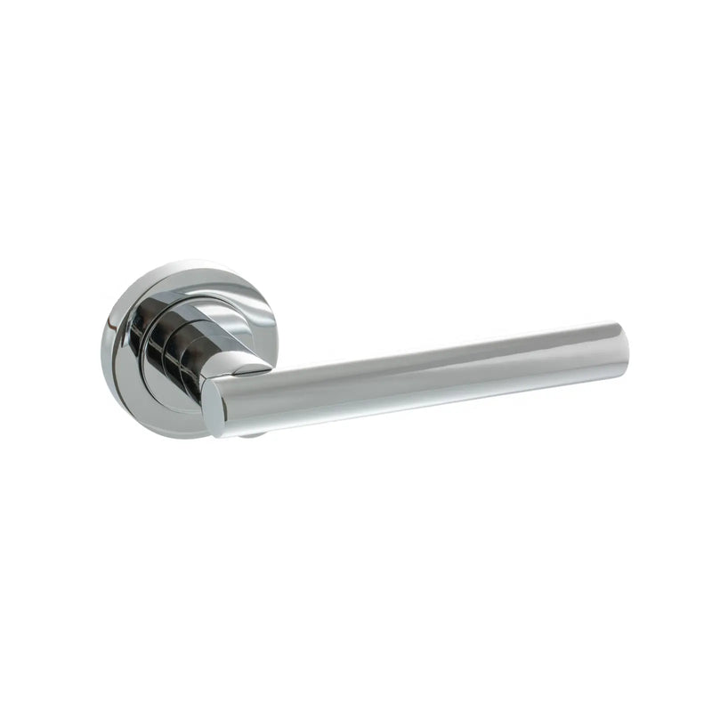 Atlantic STATUS Nebraska Lever Door Handle on Round Rose