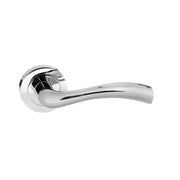 Atlantic STATUS Texas Lever Door Handle on Round Rose