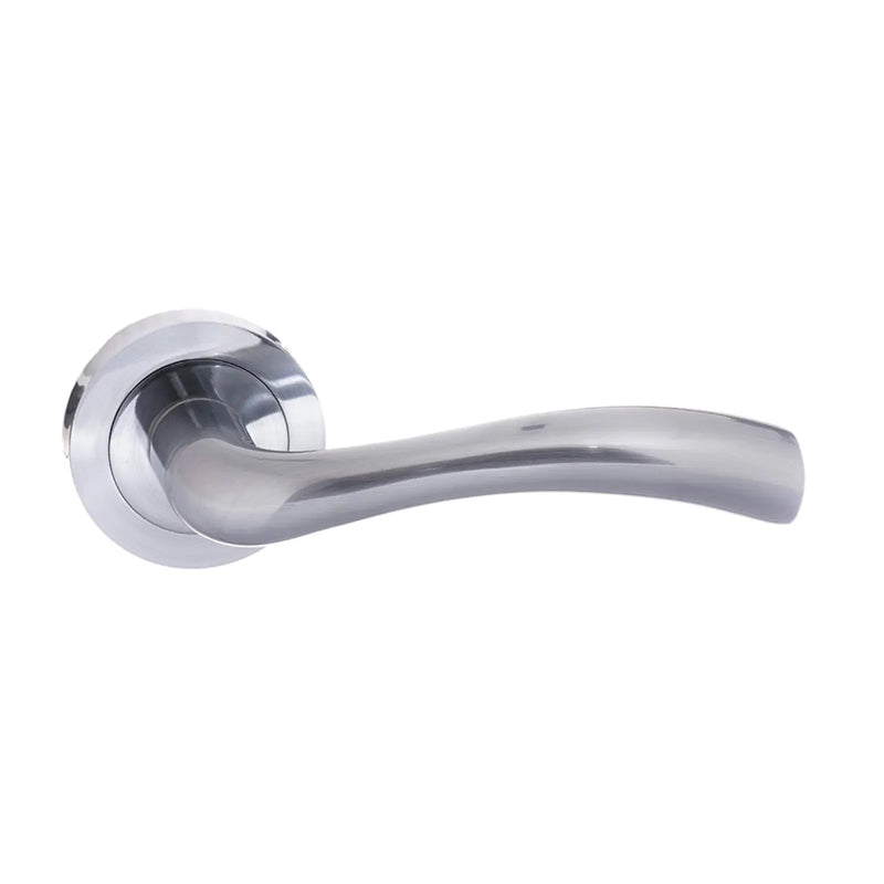 Atlantic STATUS Texas Lever Door Handle on Round Rose