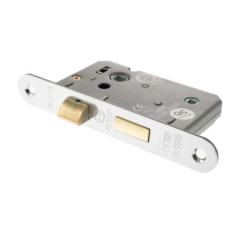Atlantic Radius Corner Bathroom Lock [CE] 2.5"