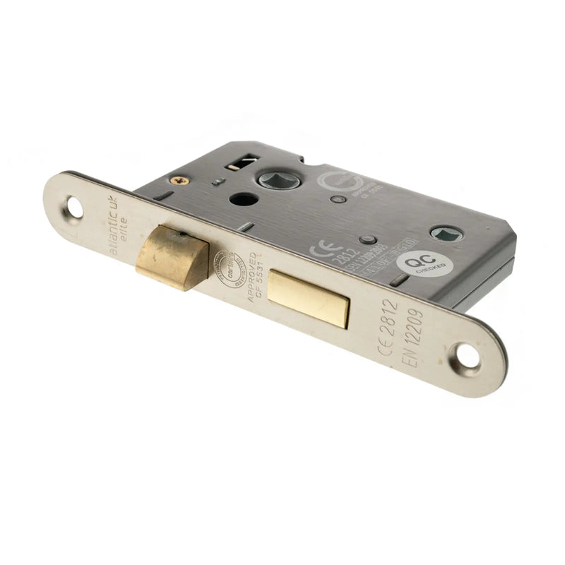 Atlantic Radius Corner Bathroom Lock [CE] 2.5"