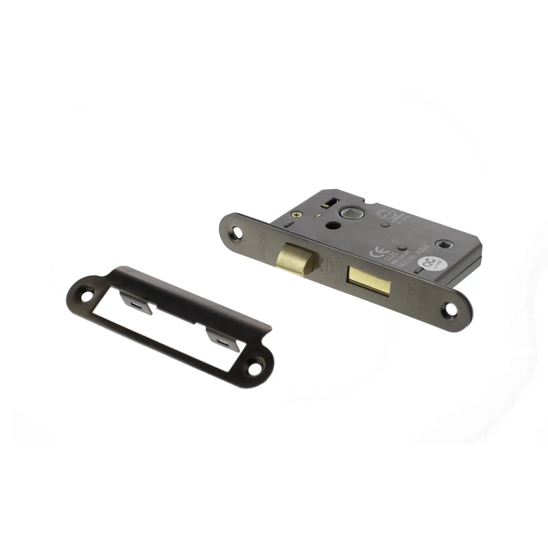 Atlantic Radius Corner Bathroom Lock [CE] 2.5"