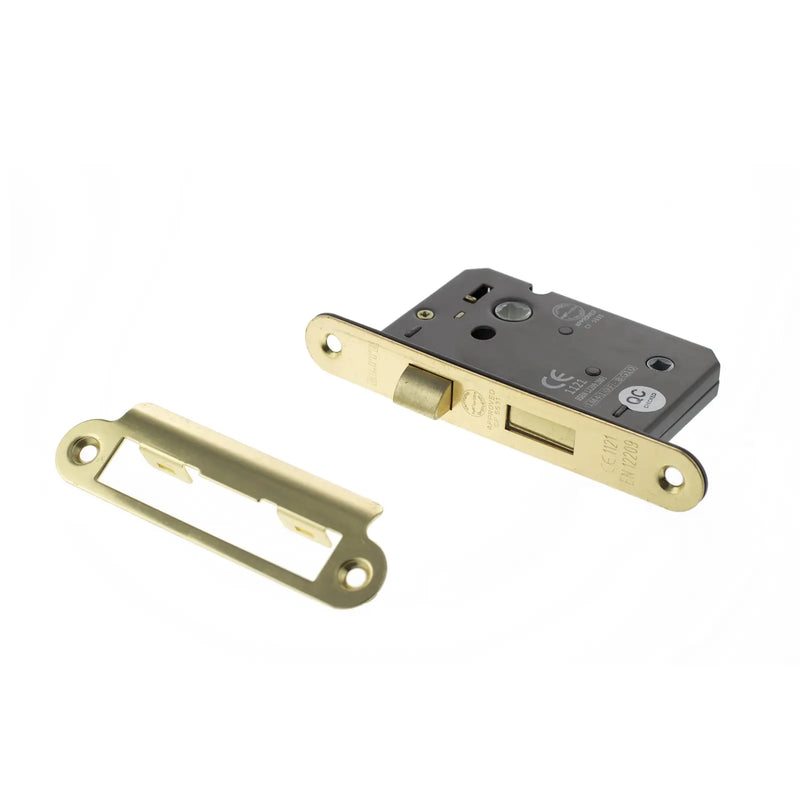 Atlantic Radius Corner Bathroom Lock [CE] 3"