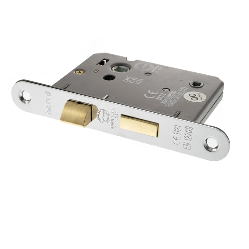 Atlantic Radius Corner Bathroom Lock [CE] 3"