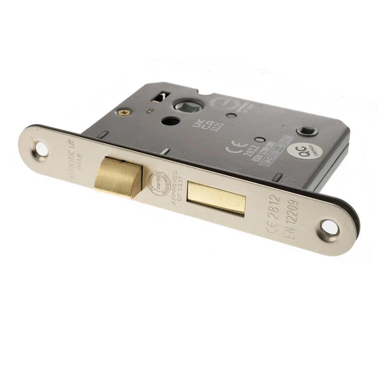 Atlantic Radius Corner Bathroom Lock [CE] 3"