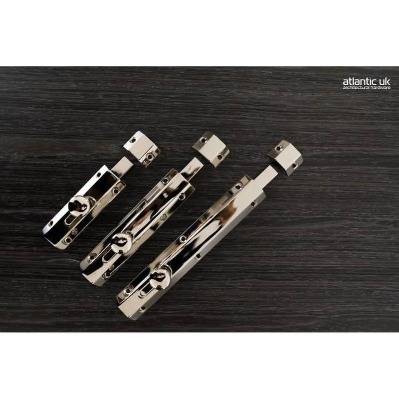 Atlantic Solid Brass Surface Door Bolt 4"