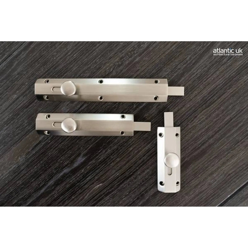 Atlantic Solid Brass Surface Door Bolt 8"