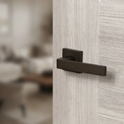 Atlantic STATUS Montana Lever Door Handle on S4 Square Rose
