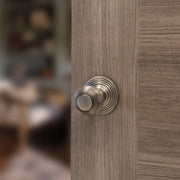 Atlantic Old English Ripon Door Knob Pack (Bathroom Set - 4" Deadbolt, 3" Fire Rated Hinges x3)
