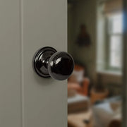 Atlantic Old English Harrogate Door Knob Pack (Lock Set - Horizontal Sashlock, 4" Fire Rated Hinges x3)