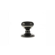 Atlantic Old English Harrogate Solid Brass Mushroom Mortice Knob on Concealed Fix Rose