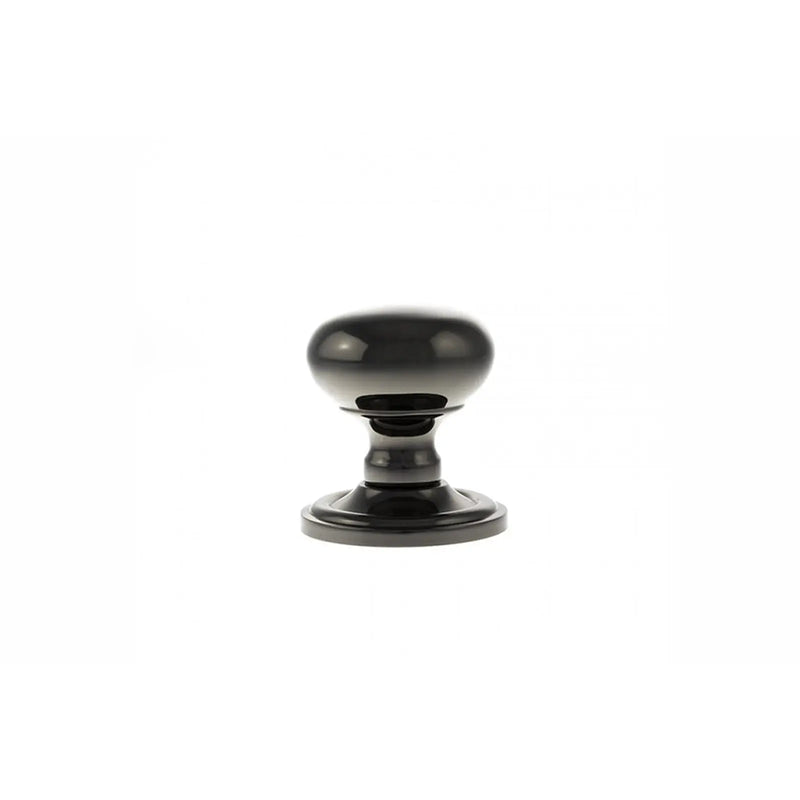 Atlantic Old English Harrogate Solid Brass Mushroom Mortice Knob on Concealed Fix Rose