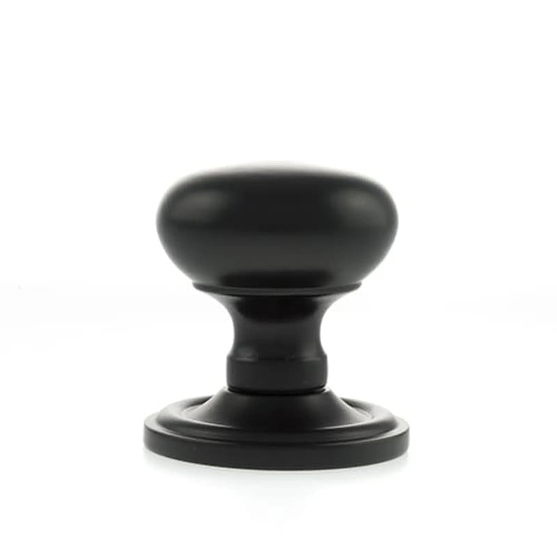 Atlantic Old English Harrogate Solid Brass Mushroom Mortice Knob on Concealed Fix Rose