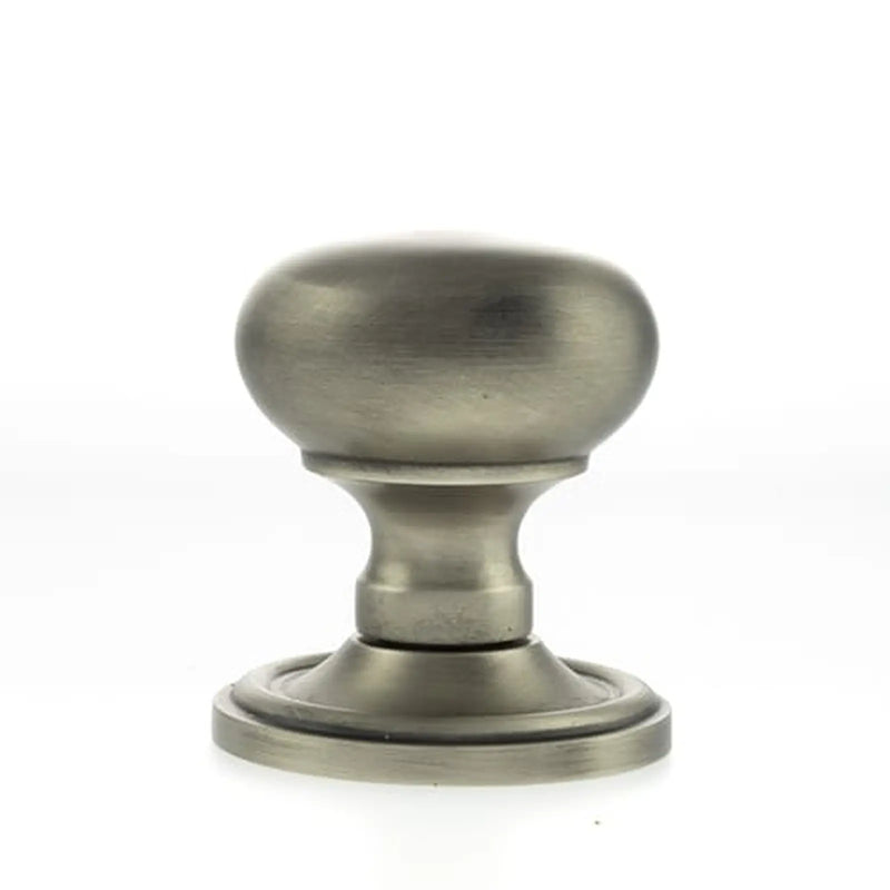 Atlantic Old English Harrogate Solid Brass Mushroom Mortice Knob on Concealed Fix Rose