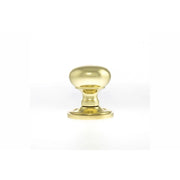 Atlantic Old English Harrogate Solid Brass Mushroom Mortice Knob on Concealed Fix Rose