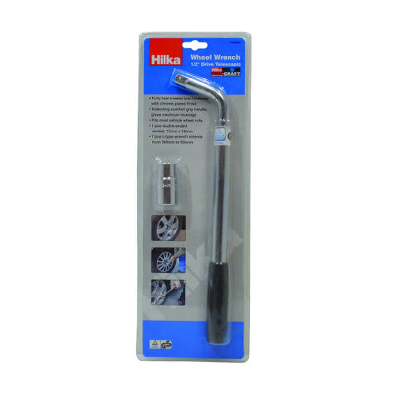 Hilka Telescopic Wheel Nut Wrench - Pack of 6