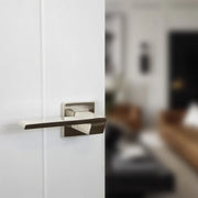 Atlantic Senza Pari Giovanni Door Handle Pack (3 Lever Lock Set - 3" CE Sashlock, 4" Slim Knuckle Hinges x2) - Satin Nickel