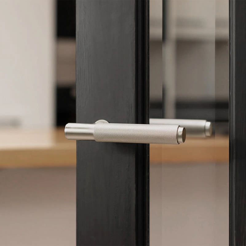 Atlantic Millhouse Brass Crompton Lever Door Handle on Concealed Round Rose