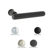 Atlantic Millhouse Brass Stephenson Lever Door Handle on Concealed Round Rose