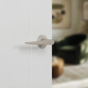 Atlantic Tupai Rapido 5S Line Torrao Lever Door Handle on 5mm Slimline Round Rose