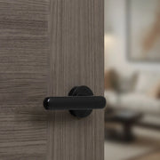 Atlantic STATUS Carolina Door Handle Pack (Bathroom Set - 3" CE Bathroom Lock, 3" Fire Rated Hinges x3)