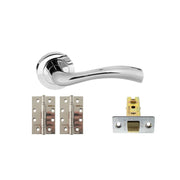 Atlantic STATUS Texas Door Handle Pack (Latch Set - 3" CE Latch, 4" Slim Knuckle Hinges x2)