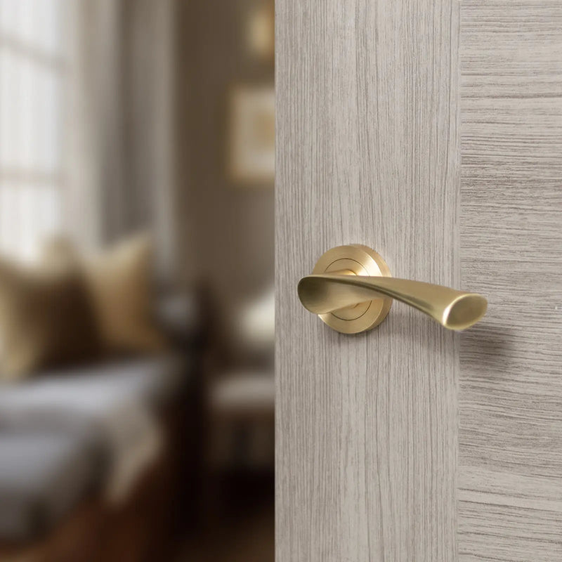 Atlantic STATUS Colorado Door Handle Pack (Latch Set - 2.5" CE Latch, 4" Fire Rated Hinges x3)