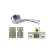 Atlantic STATUS Colorado Door Handle Pack (Latch Set - 3" CE Latch, 4" Slim Knuckle Hinges x2)