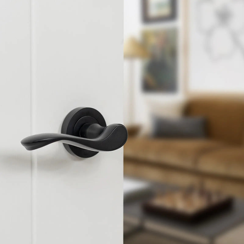 Atlantic Old English Warwick Door Handle Pack (Euro Lock Set - 3" CE Sashlock, 4" Slim Knuckle Hinges x2)