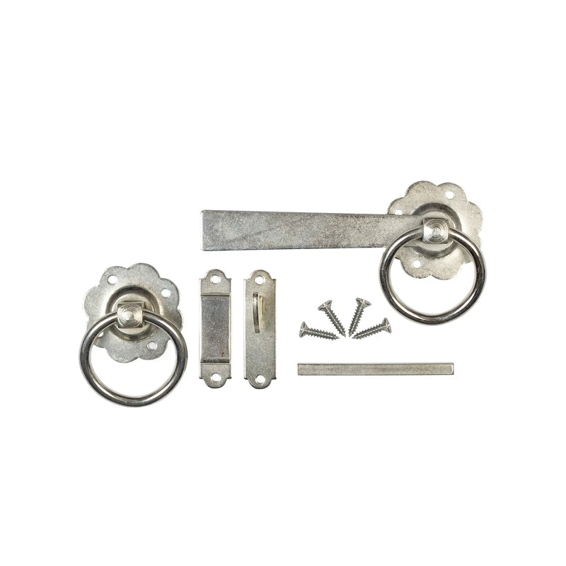 Chain Products Ring Gate Latch 150mm - Black Plated