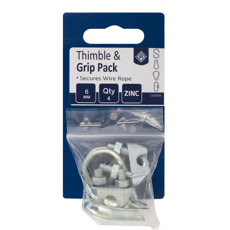Chain Products Rope Grip Pack - Zinc Plated
