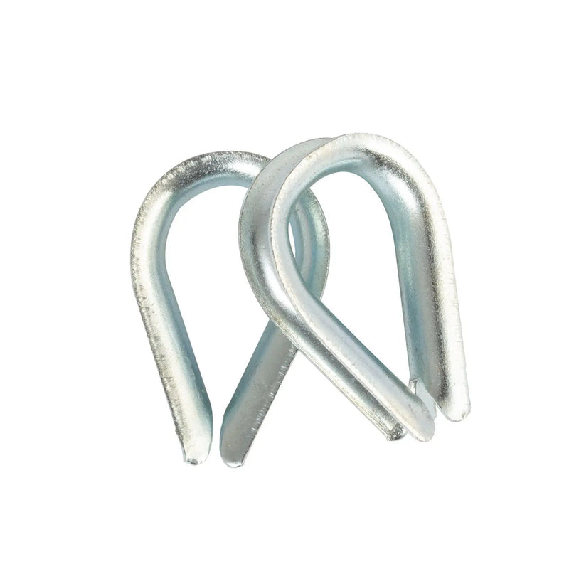 Chain Products Rope Thimbles - Zinc Plated - Card of 4