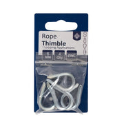 Chain Products Rope Thimbles - Zinc Plated - Card of 4
