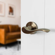 Atlantic Old English Warwick Door Handle Pack (Latch Set - 2.5" CE Latch, 3" Fire Rated Hinges x3)