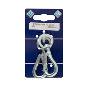 Chain Products Spring Hooks To Swivel - Zinc Plated - Pack of 10