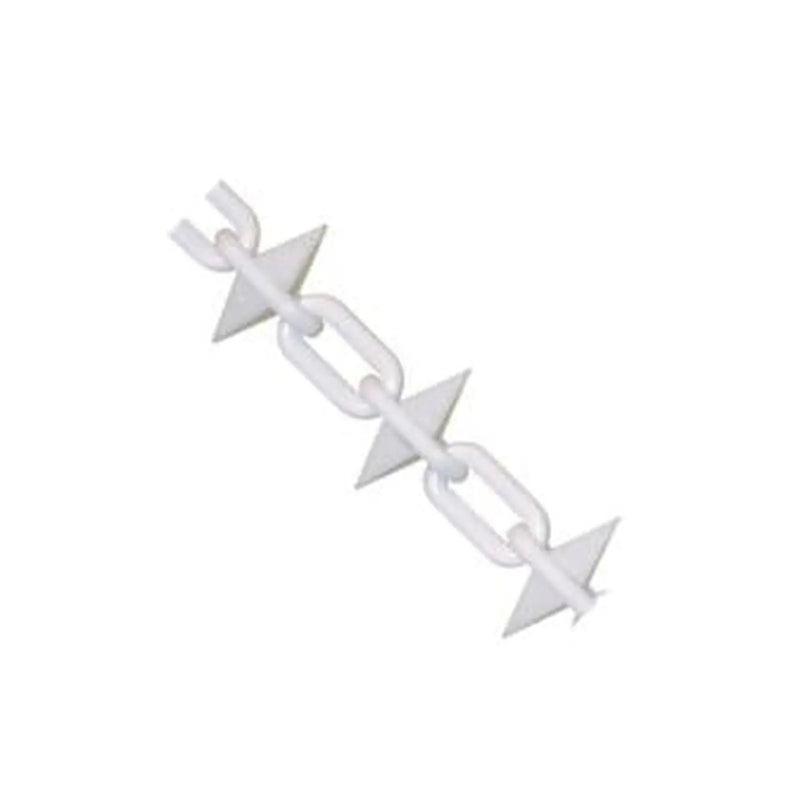 Chain Products Plastic Viking Chain 8 x 37 x 9mm - White - 30m Bag