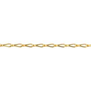 Chain Products Chandelier Chain 0.5 x 21mm - Polished Brass - 25m Reel