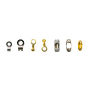 Chain Products Assorted Ball Chain Fittings - Nickel Plated - Card of 8