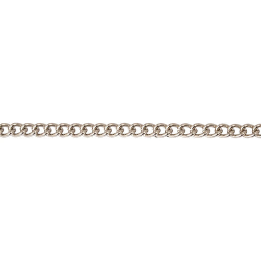 Chain Products Twisted Chain 2.4 x 7x 4mm - Nickel Plated - 1m Cut Length